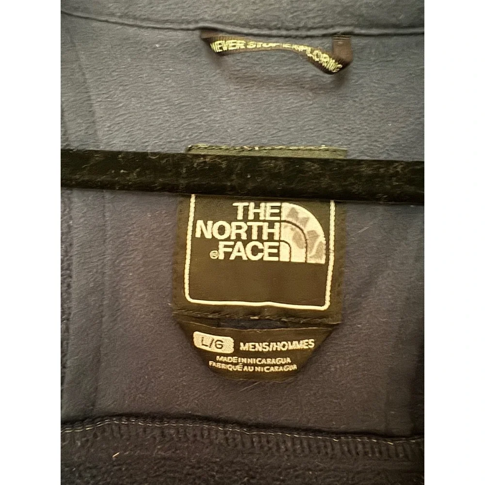 The North Face Mens Apex Bionic Softshell Jacket‎ Coat Blue Large L